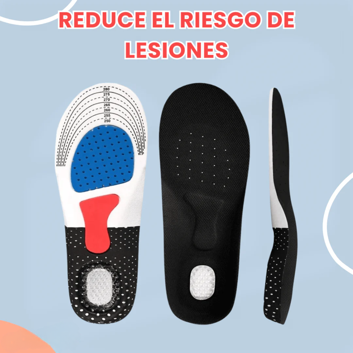 Plantillas Ajustables Para Pies - Plant Pro
